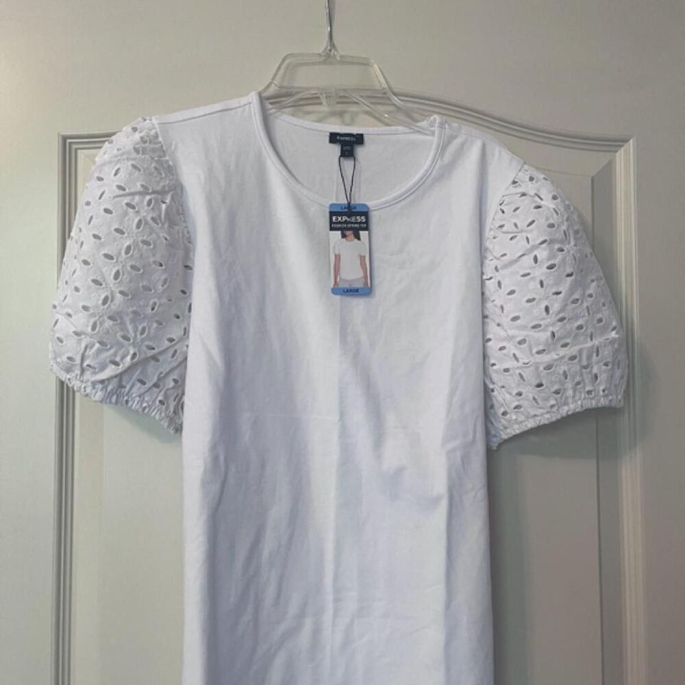 Express Women's White Blouse